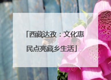 西藏达孜：文化惠民点亮藏乡生活